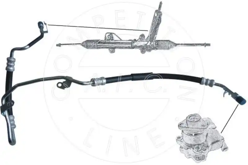 Garantierte Lieferung AIC Hydraulikschlauch, Lenkung Original AIC Quality 55927