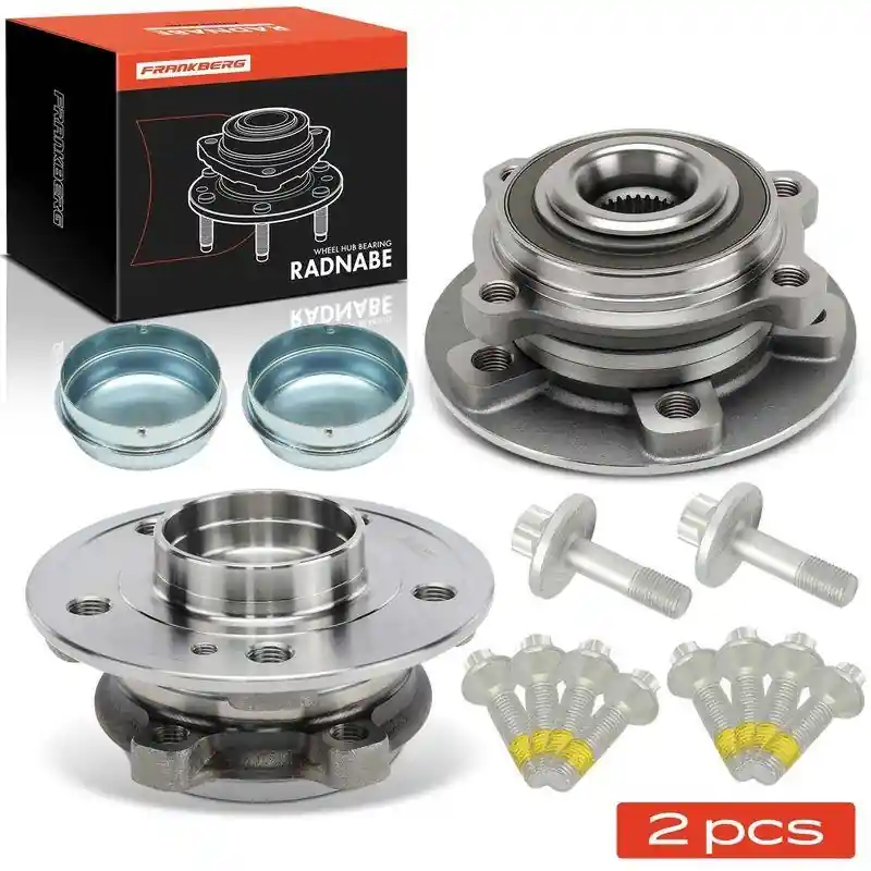 Kostenfreie Lieferung 2x Frankberg Radnabe Radlagersatz Vorne und Hinten 5481FB0039859