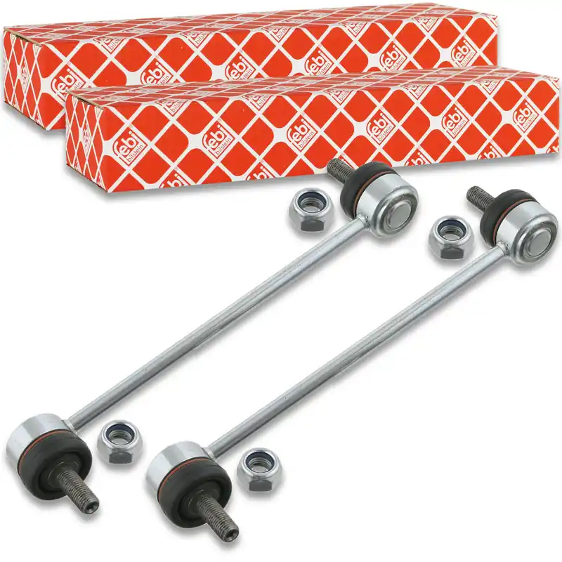 2x FEBI Stabistrebe Koppelstange vorne passend für VW Transporter T5 Multivan T5 Abverkauf