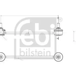 FEBI BILSTEIN Stange/Strebe, Stabilisator 192879 Neue Ware