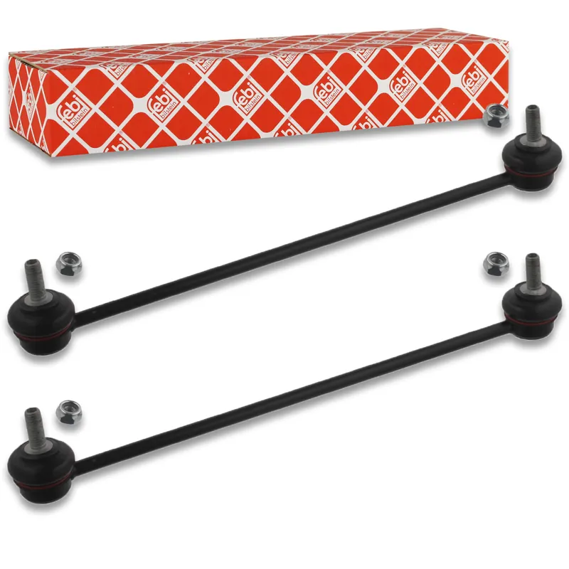 Finale Aktion 2x FEBI Koppelstange ProKit vorne passend für Peugeot 206 CC 208 Citroen C3 2