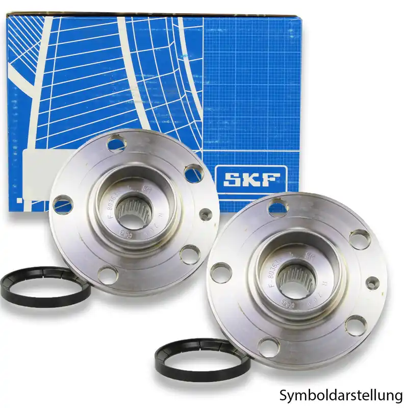 2x SKF VKBA 6737 hinten passend für X3 F25 sDrive d/i X4 F26 xDrive d/i Markenprodukt
