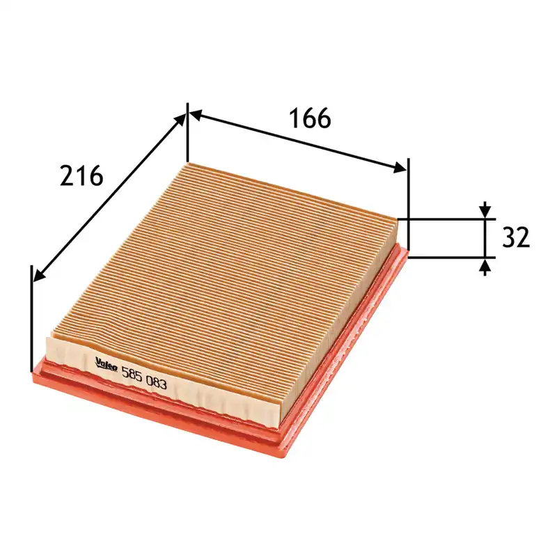 Neue Ware VALEO Luftfilter 585083