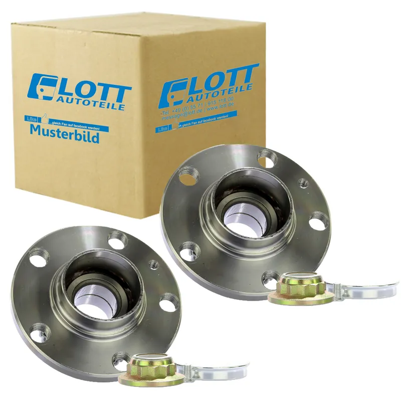 Top-Angebot 2x Radlagersatz Radlager Hinten passend für Mercedes Sprinter VW Crafter 30-50