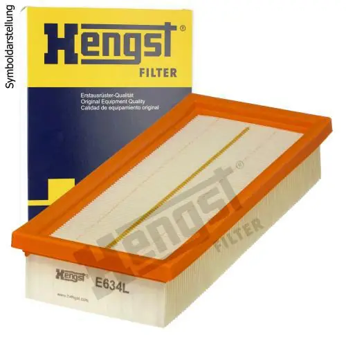 HENGST FILTER Luftfilter E634L Geprüft