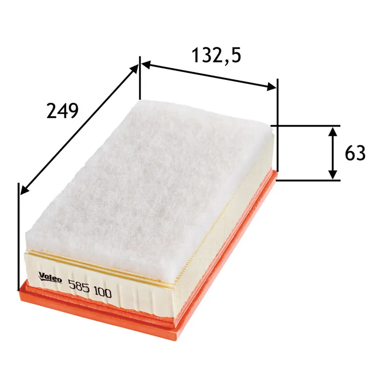 VALEO Luftfilter 585100 Begrenztes Angebot