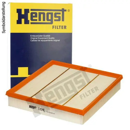 HENGST FILTER Luftfilter E834L Markenprodukt