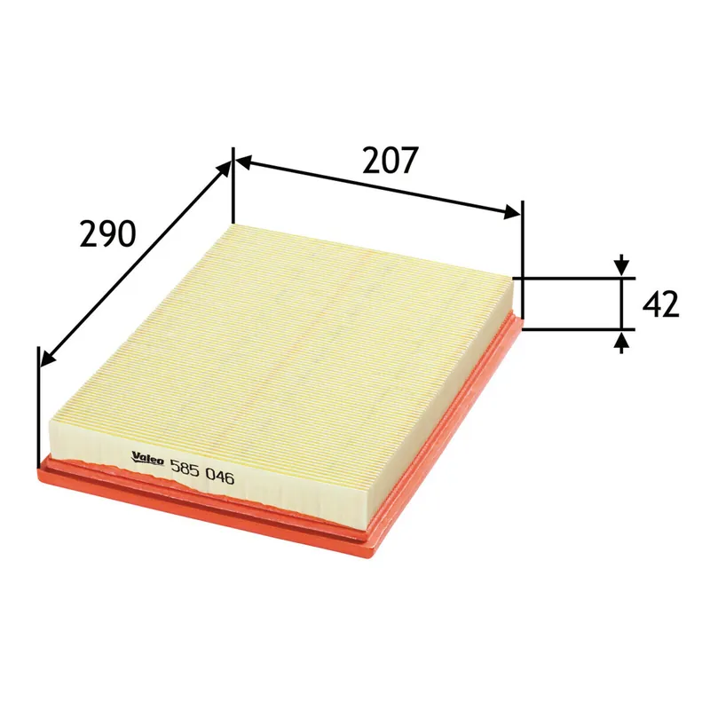 VALEO Luftfilter 585046 Echt