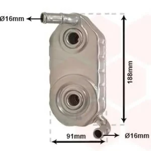 Geprüft VAN WEZEL Ölkühler, Automatikgetriebe 58003110