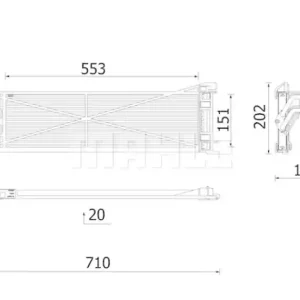 MAHLE Ölkühler, Automatikgetriebe BEHR *** PREMIUM LINE *** CLC 306 000P Sichere Zahlung