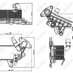 NRF Ölkühler, Automatikgetriebe EASY FIT 31264 Top-Angebot