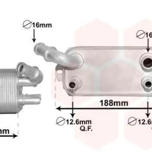 Preis Gesenkt VAN WEZEL Ölkühler, Automatikgetriebe 59003170