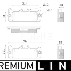 Heißes Angebot MAHLE Ölkühler, Automatikgetriebe BEHR *** PREMIUM LINE *** CLC 222 000P