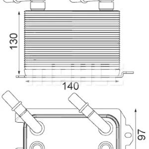 Preiswert MAHLE Ölkühler, Automatikgetriebe BEHR *** PREMIUM LINE *** CLC 228 000P