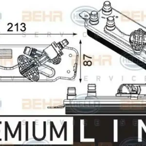 Echt HELLA Ölkühler, Automatikgetriebe BEHR HELLA SERVICE *** PREMIUM LINE *** 8MO 376 749-001