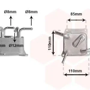 VAN WEZEL Ölkühler, Automatikgetriebe 13013705 Sichere Zahlung