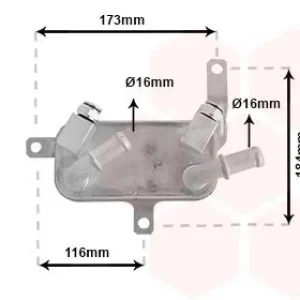 VAN WEZEL Ölkühler, Automatikgetriebe 37003698 Kostenloser Rückversand