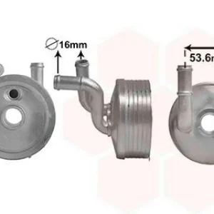 Begrenztes Angebot VAN WEZEL Ölkühler, Automatikgetriebe 58013706