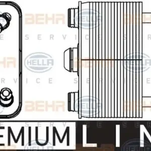 HELLA Ölkühler, Automatikgetriebe BEHR HELLA SERVICE *** PREMIUM LINE *** 8MO 376 778-191 Mega-Angebot