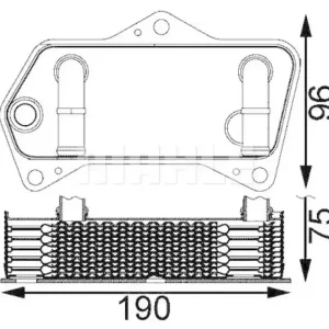 MAHLE Ölkühler, Automatikgetriebe CLC 202 000S Billig