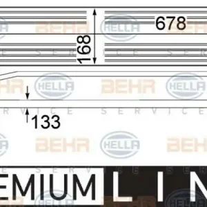HELLA Ölkühler, Automatikgetriebe BEHR HELLA SERVICE *** PREMIUM LINE *** 8MO 376 999-561 Echt