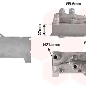 Geprüft VAN WEZEL Ölkühler, Automatikgetriebe 30013731