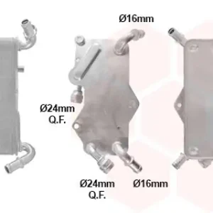 VAN WEZEL Ölkühler, Automatikgetriebe 3013727 Kostenloser Versand