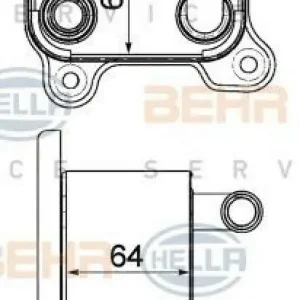Direktkauf HELLA Ölkühler, Automatikgetriebe BEHR HELLA SERVICE *** PREMIUM LINE *** 8MO 376 792-791