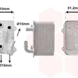Begrenztes Angebot VAN WEZEL Ölkühler, Automatikgetriebe 74013704