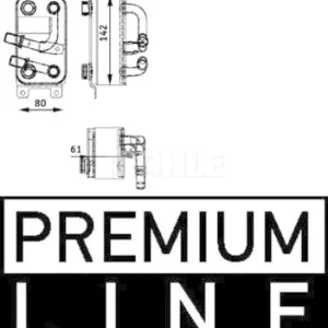 Bestpreis MAHLE Ölkühler, Automatikgetriebe BEHR *** PREMIUM LINE *** CLC 43 000P