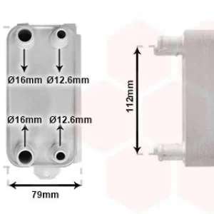 Aktuell VAN WEZEL Ölkühler, Automatikgetriebe 77013700