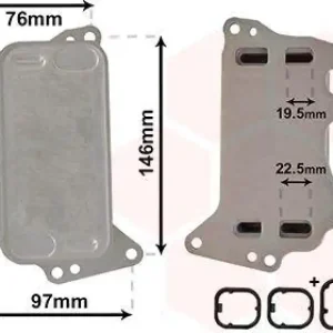 Letzte Chance VAN WEZEL Ölkühler, Automatikgetriebe *** IR PLUS *** 6003553