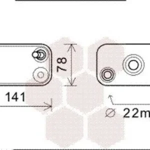 VAN WEZEL Ölkühler, Automatikgetriebe *** IR PLUS *** 6003406 Schneller Versand