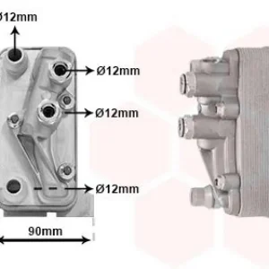 Zertifiziert VAN WEZEL Ölkühler, Automatikgetriebe 30003714