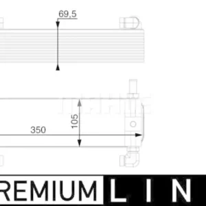 Preisknaller MAHLE Ölkühler, Automatikgetriebe BEHR *** PREMIUM LINE *** CLC 15 000P