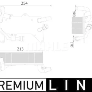 Sonderaktion MAHLE Ölkühler, Automatikgetriebe BEHR *** PREMIUM LINE *** CLC 139 000P