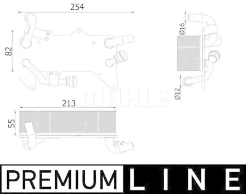 Sonderaktion MAHLE Ölkühler, Automatikgetriebe BEHR *** PREMIUM LINE *** CLC 139 000P
