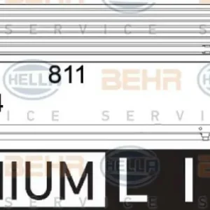 HELLA Ölkühler, Automatikgetriebe BEHR HELLA SERVICE *** PREMIUM LINE *** 8MO 376 756-361 Online Kaufen