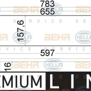 Ausverkauf HELLA Ölkühler, Automatikgetriebe BEHR HELLA SERVICE *** PREMIUM LINE *** 8MO 376 726-291