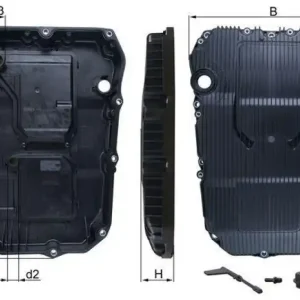 MAHLE Ölwanne, Automatikgetriebe HX 196 KIT Echt