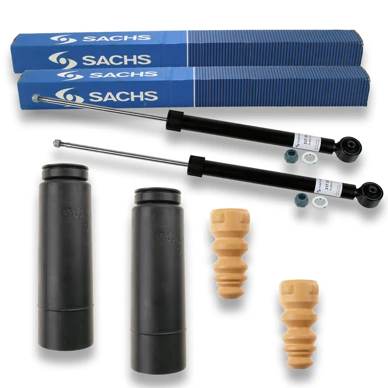 Zertifiziert 2x SACHS Stoßdämpfer Staubschutz hinten passend für VW Polo 5 6R1 Seat Ibiza 4