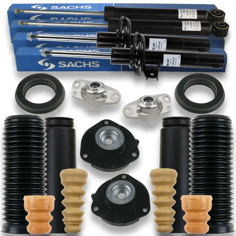 2x SACHS Stoßdämpfer Domlager Staubschutz vorne & hinten passend für VW Golf 5 Neuheit
