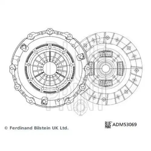 Schneller Versand BLUE PRINT Kupplungssatz ADM53069