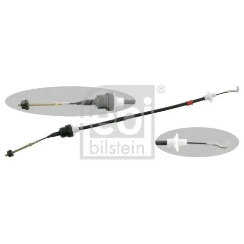 Markenprodukt FEBI BILSTEIN Seilzug, Kupplungsbetätigung 04197