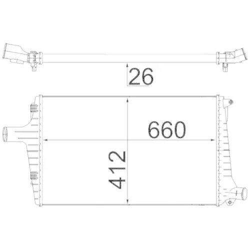 MAHLE Ladeluftkühler CI 335 000S Jetzt Bestellen