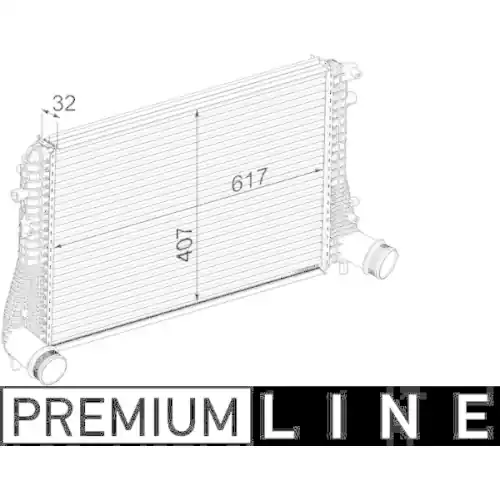 MAHLE Ladeluftkühler CI 207 000P Kostenfreie Lieferung