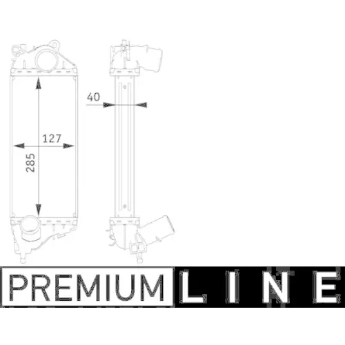 Nur Heute MAHLE Ladeluftkühler BEHR *** PREMIUM LINE *** CI 140 000P