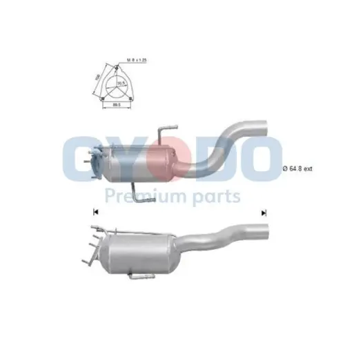 Kostenloser Versand Oyodo Ruß-/Partikelfilter, Abgasanlage 20N0040-OYO