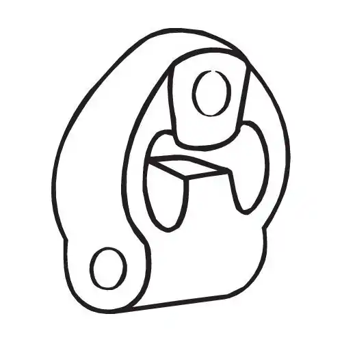 BOSAL Gummistreifen, Abgasanlage 255-810 Solange Der Vorrat Reicht