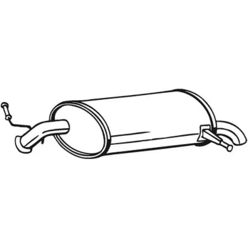 Markenprodukt BOSAL Endschalldämpfer 190-031